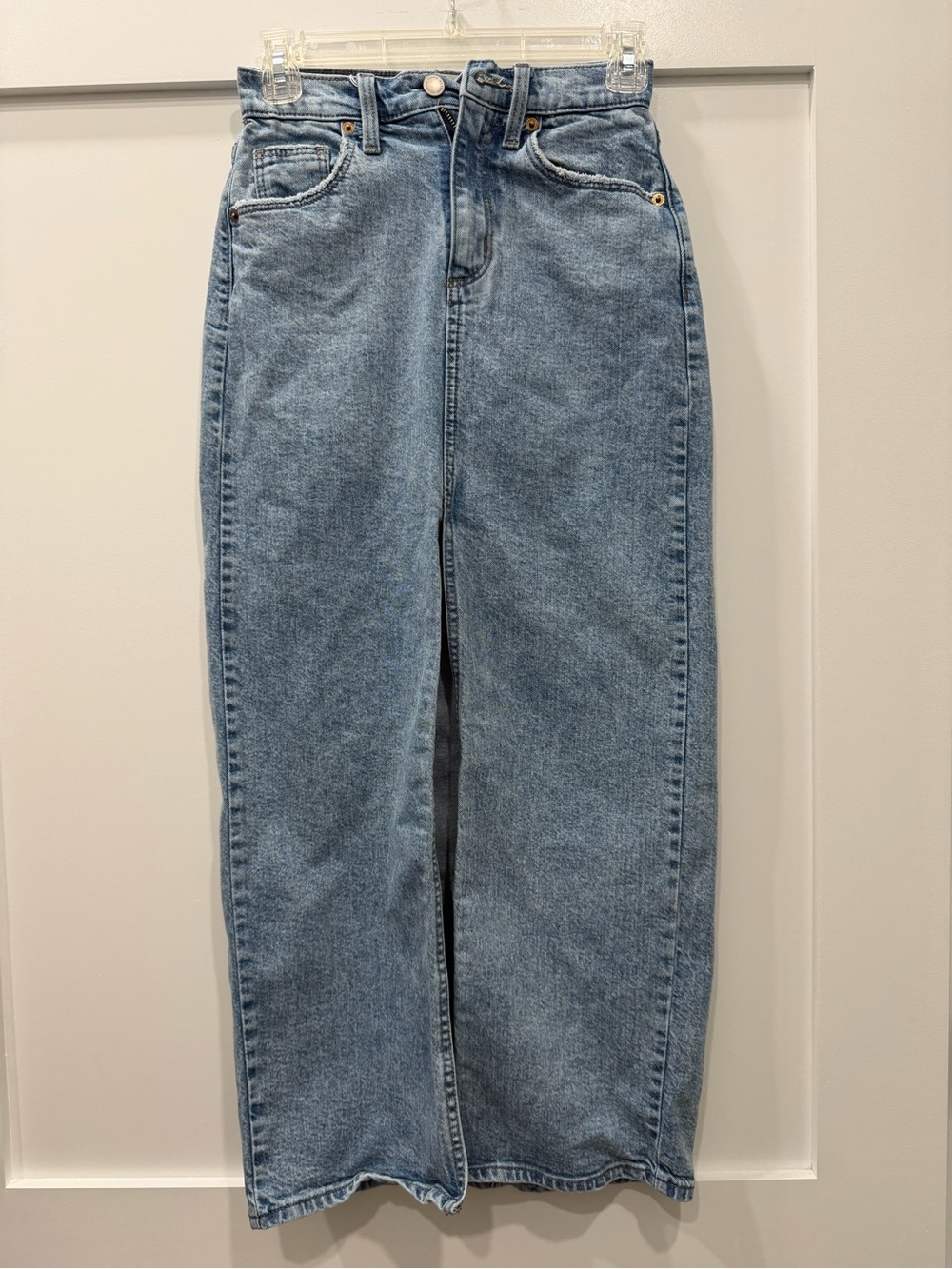 Universal Thread Light Blue Denim Maxi Skirt